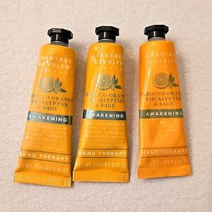 Crabtree & Evelyn 3 Tarocco Orange Eucalyptus & Sage